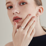 ciite' シーテ リング 【 金属アレルギー対応 】 パールモチーフリング サージカルステンレス