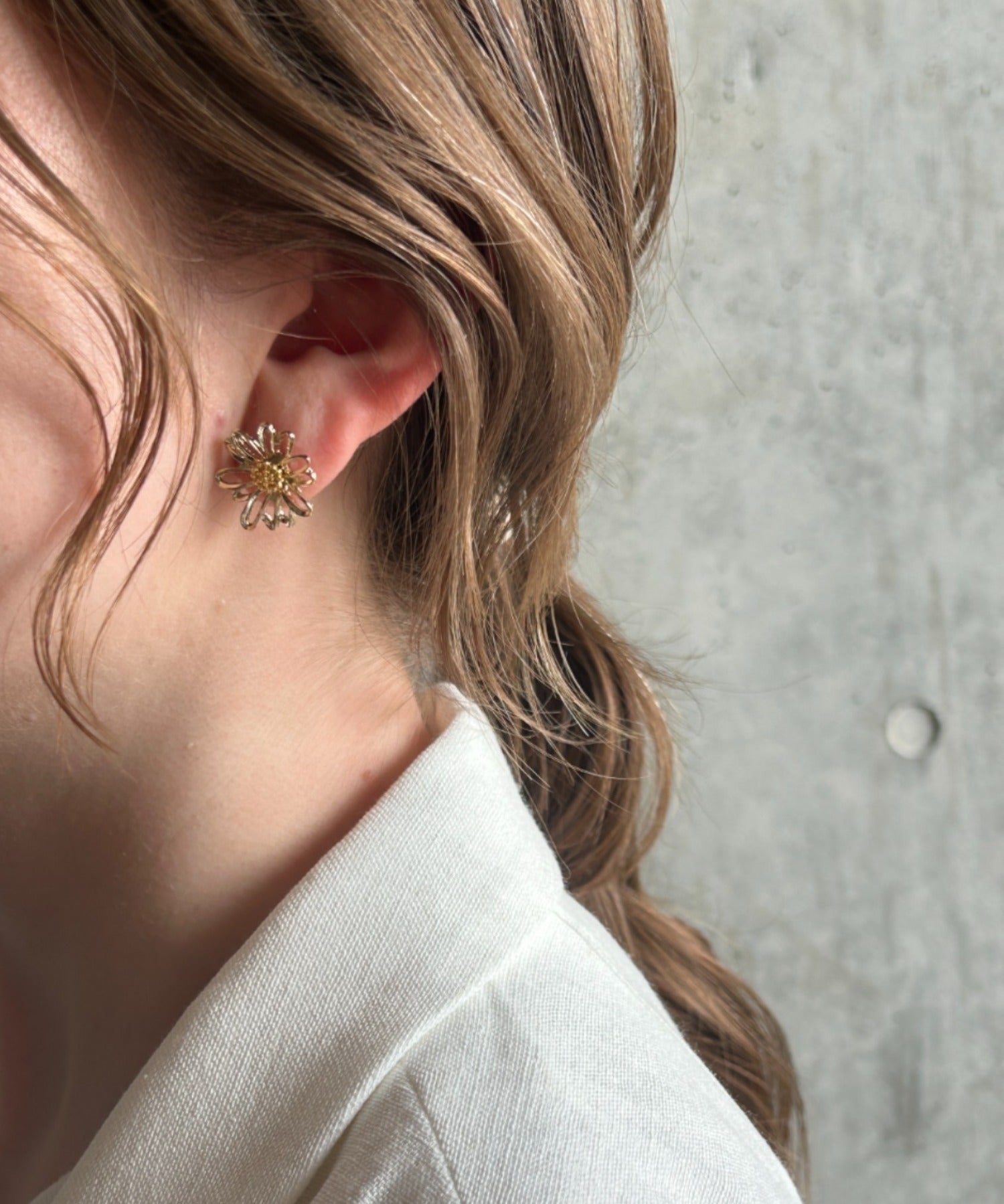 ciite' シーテ ピアス（両耳用） デイジーフルール ピアス