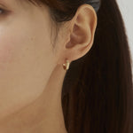 ciite' シーテ ピアス（両耳用） ニュアンス ミニフープピアス（両耳用）
