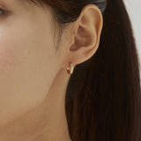 ciite' シーテ ピアス（両耳用） ニュアンス ミニフープピアス（両耳用）