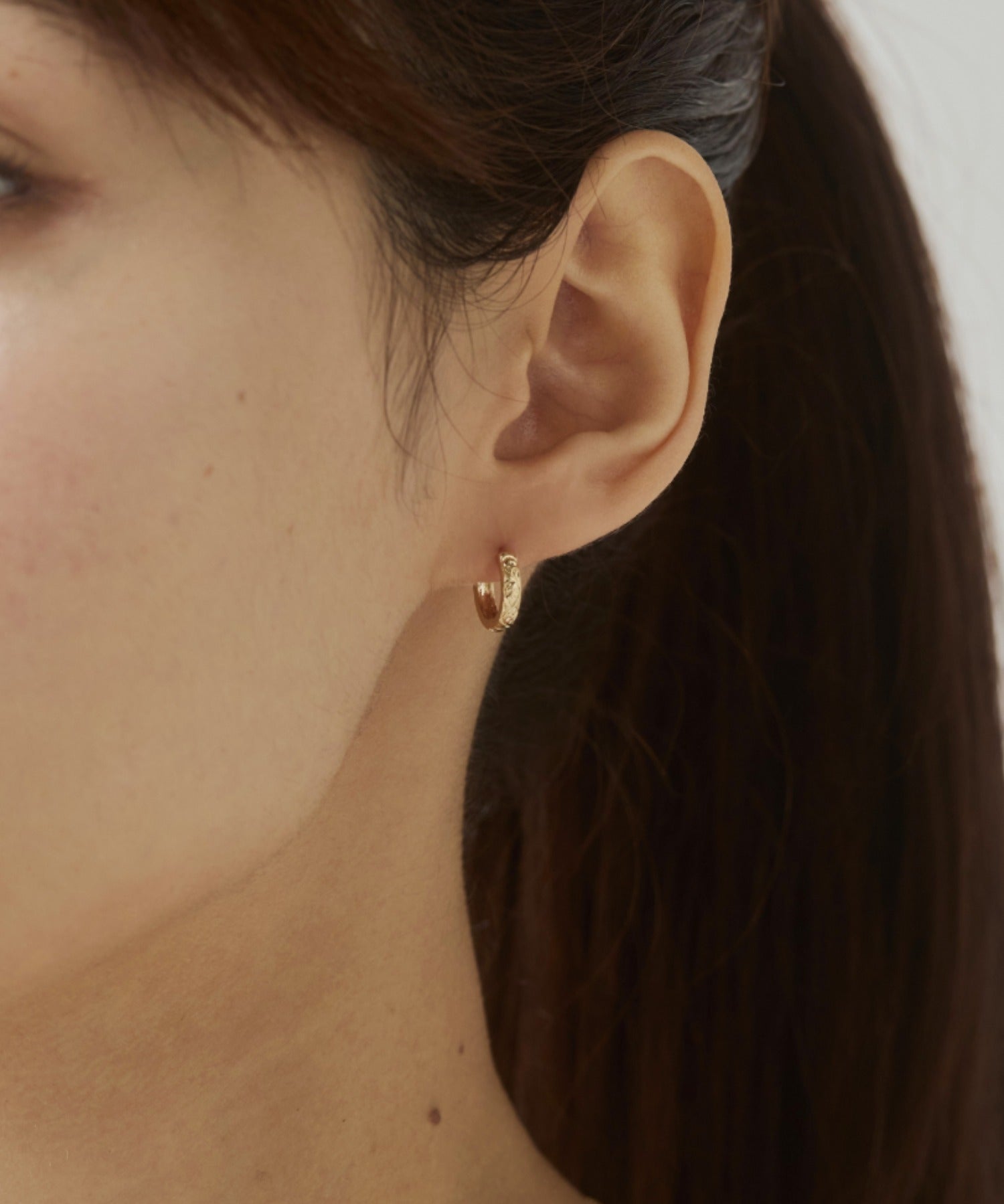 ciite' シーテ ピアス（両耳用） ニュアンス ミニフープピアス（両耳用）