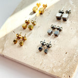 ciite' シーテ ピアス（両耳用） 【金属アレルギー対応】シンプルスクエア ピアス