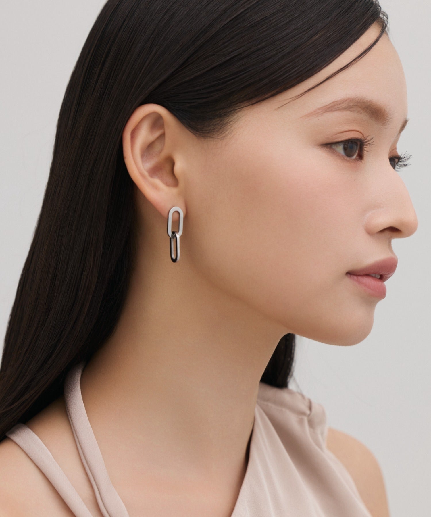 ciite' シーテ ピアス（両耳用） 【 金属アレルギー対応 】 オーバルピアス サージカルステンレス (両耳用)