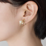 ciite' シーテ イヤリング シリコン付 デザインパール イヤリング