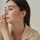 ciite' シーテ イヤーカフ 【 金属アレルギー対応 】ミニパールイヤーカフ サージカルステンレス