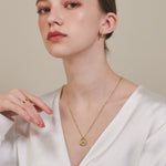 ciite' シーテ ネックレス 【 金属アレルギー対応 】 コインネックレス サージカルステンレス