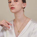 ciite' シーテ ネックレス 【 金属アレルギー対応 】 コインネックレス サージカルステンレス