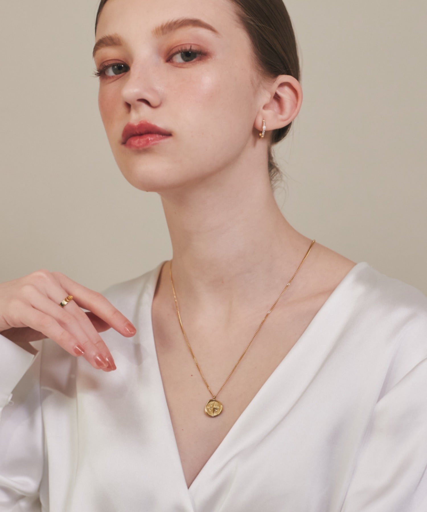 ciite' シーテ ネックレス 【 金属アレルギー対応 】 コインネックレス サージカルステンレス