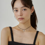 ciite' シーテ ネックレス メタルハートトップ コードチョーカー / ネックレス