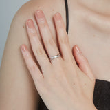 ciite' シーテ リング 【 金属アレルギー対応 】 ビジュークロスリング サージカルステンレス