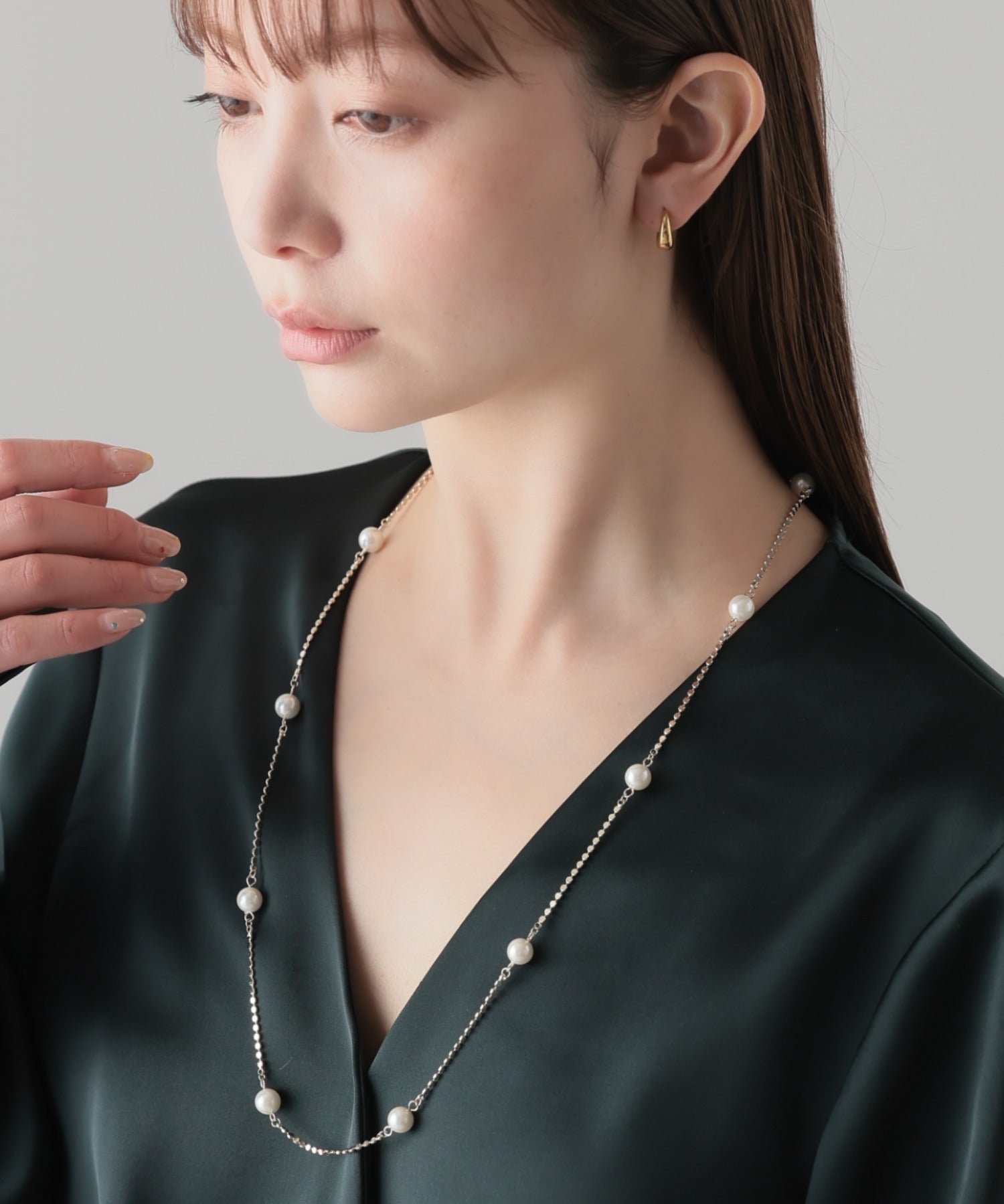 ciite' シーテ ネックレス デザインパール ロングネックレス