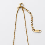 ciite' シーテ ネックレス 【 金属アレルギー対応 】 シズクビジューネックレス サージカルステンレス