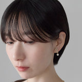 ciite' シーテ イヤリング シリコン付 デザインビジュー パールイヤリング