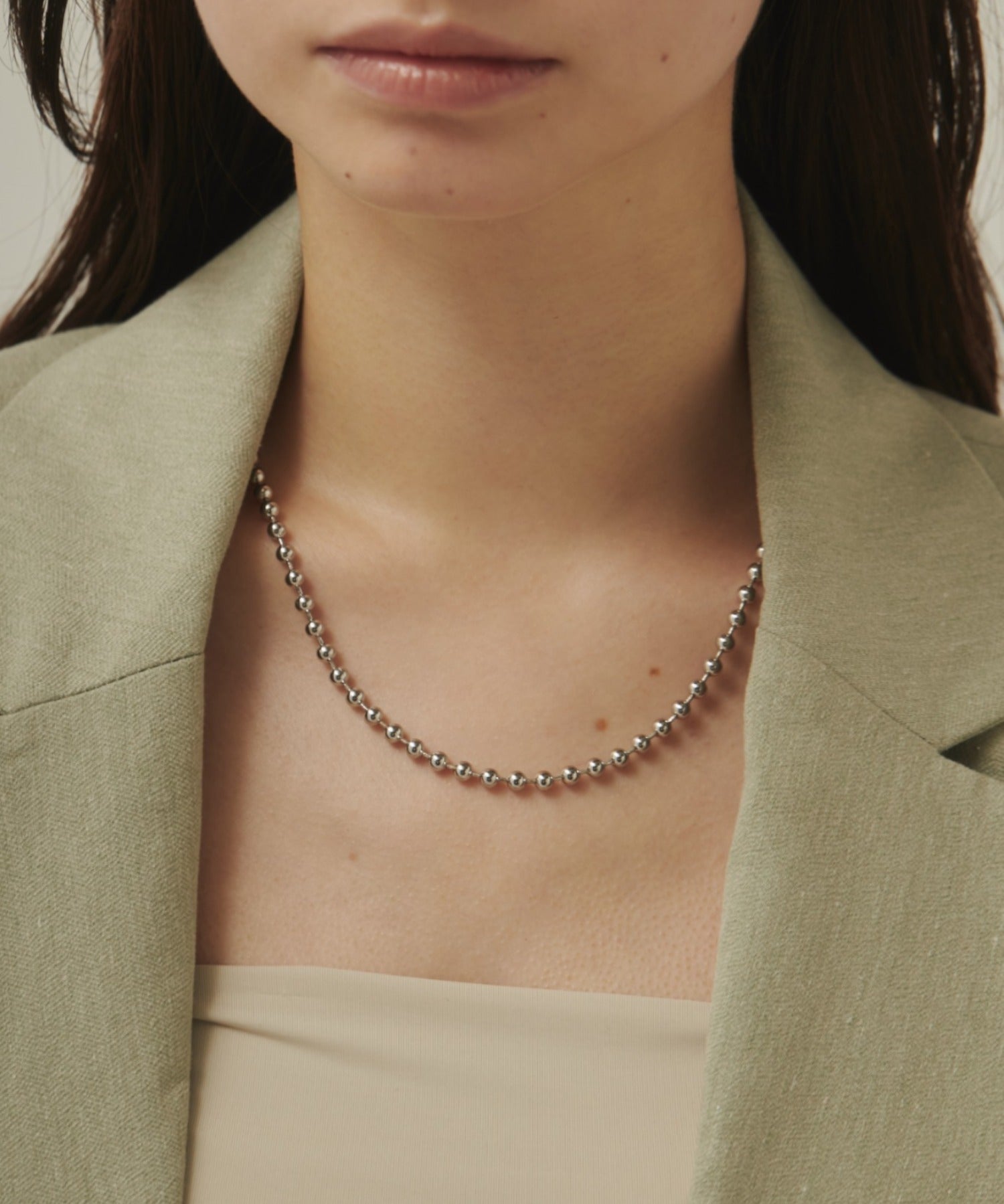 ciite' シーテ ネックレス メタルボールチェーン ネックレス