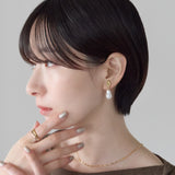 ciite' シーテ イヤリング シリコン付 デザインパール イヤリング