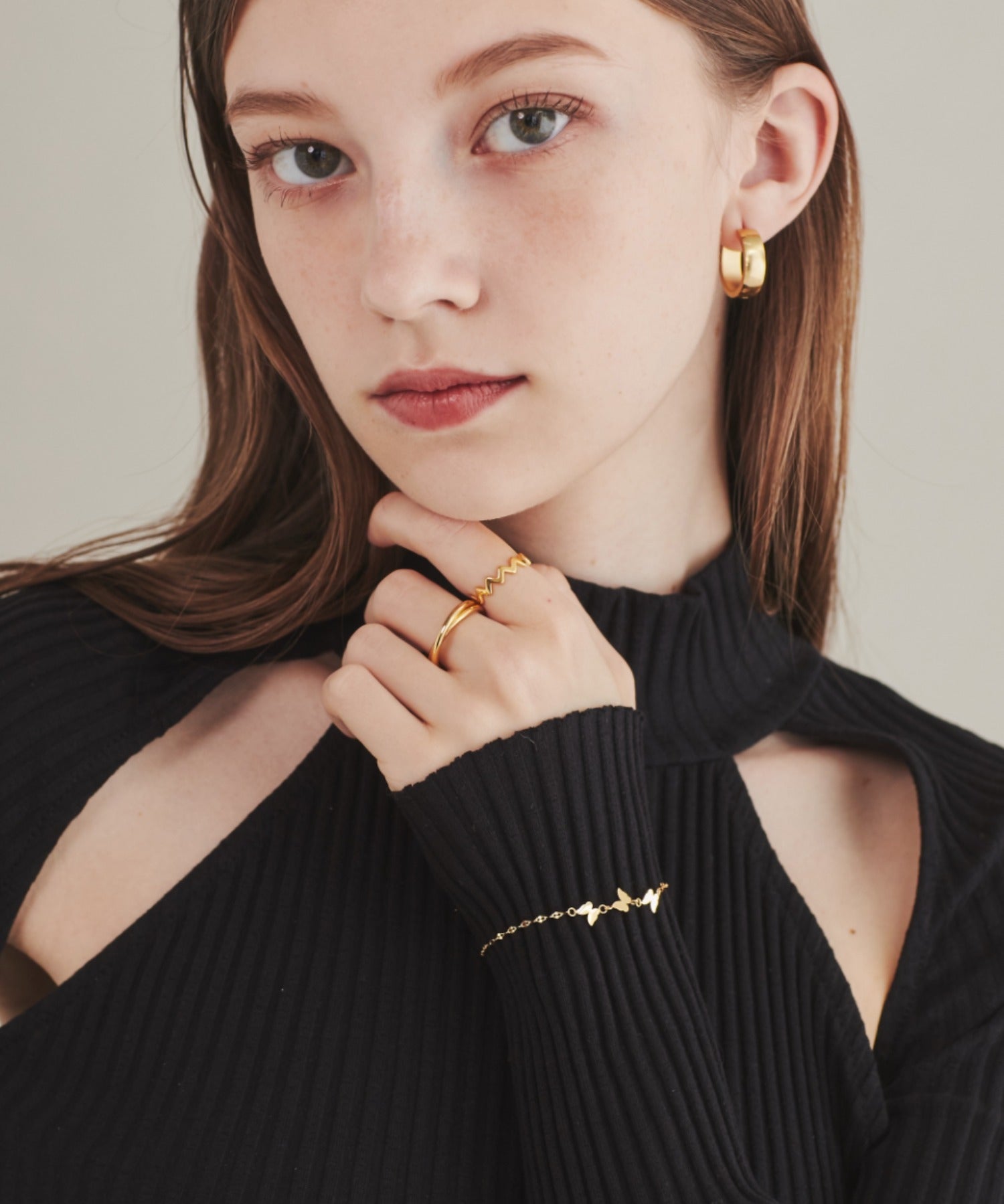 ciite' シーテ ブレスレット 【 金属アレルギー対応 】 バタフライ ブレスレット サージカルステンレス