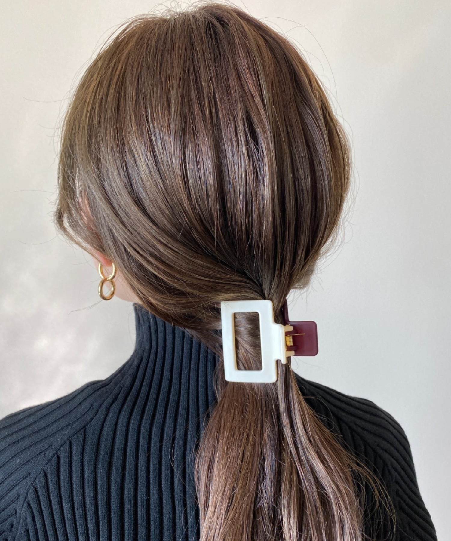 ciite' シーテ バレッタ/ヘアクリップ バイカラーコンパクトヘアクリップ