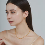 ciite' シーテ ネックレス 【 金属アレルギー対応 】 2連チェーンネックレス サージカルステンレス