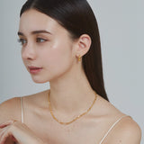 ciite' シーテ ネックレス 【 金属アレルギー対応 】 2連チェーンネックレス サージカルステンレス