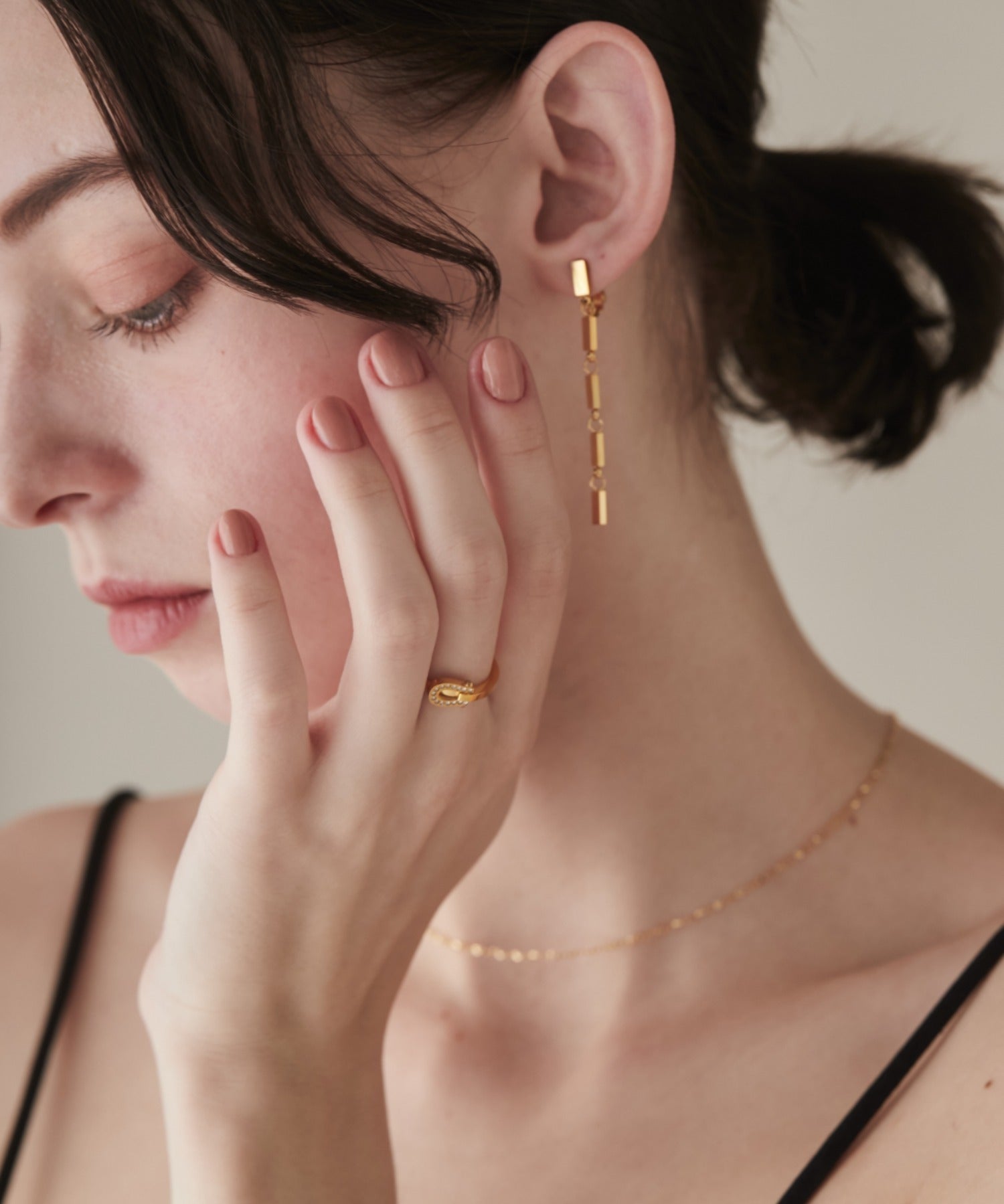 ciite' シーテ リング 【 金属アレルギー対応 】 ホースシュービジュー リング サージカルステンレス