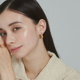 ciite' シーテ ピアス（両耳用） 【 金属アレルギー対応 】 モチーフフープピアス サージカルステンレス (両耳用)