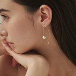 ciite' シーテ ピアス（両耳用） パールフックピアス (両耳用)