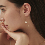 ciite' シーテ ピアス（両耳用） パールフックピアス (両耳用)