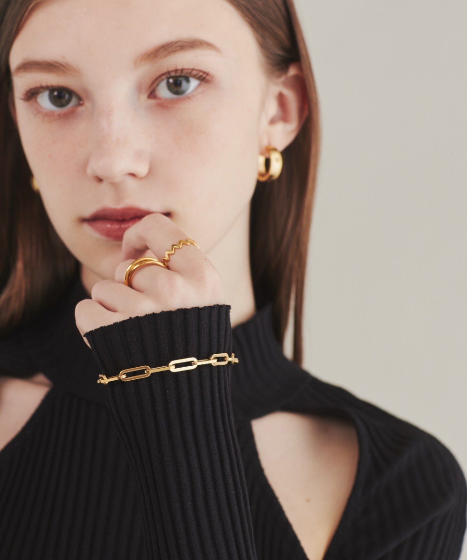 ciite' シーテ ブレスレット 【 金属アレルギー対応 】 シンプルチェーンブレスレット サージカルステンレス