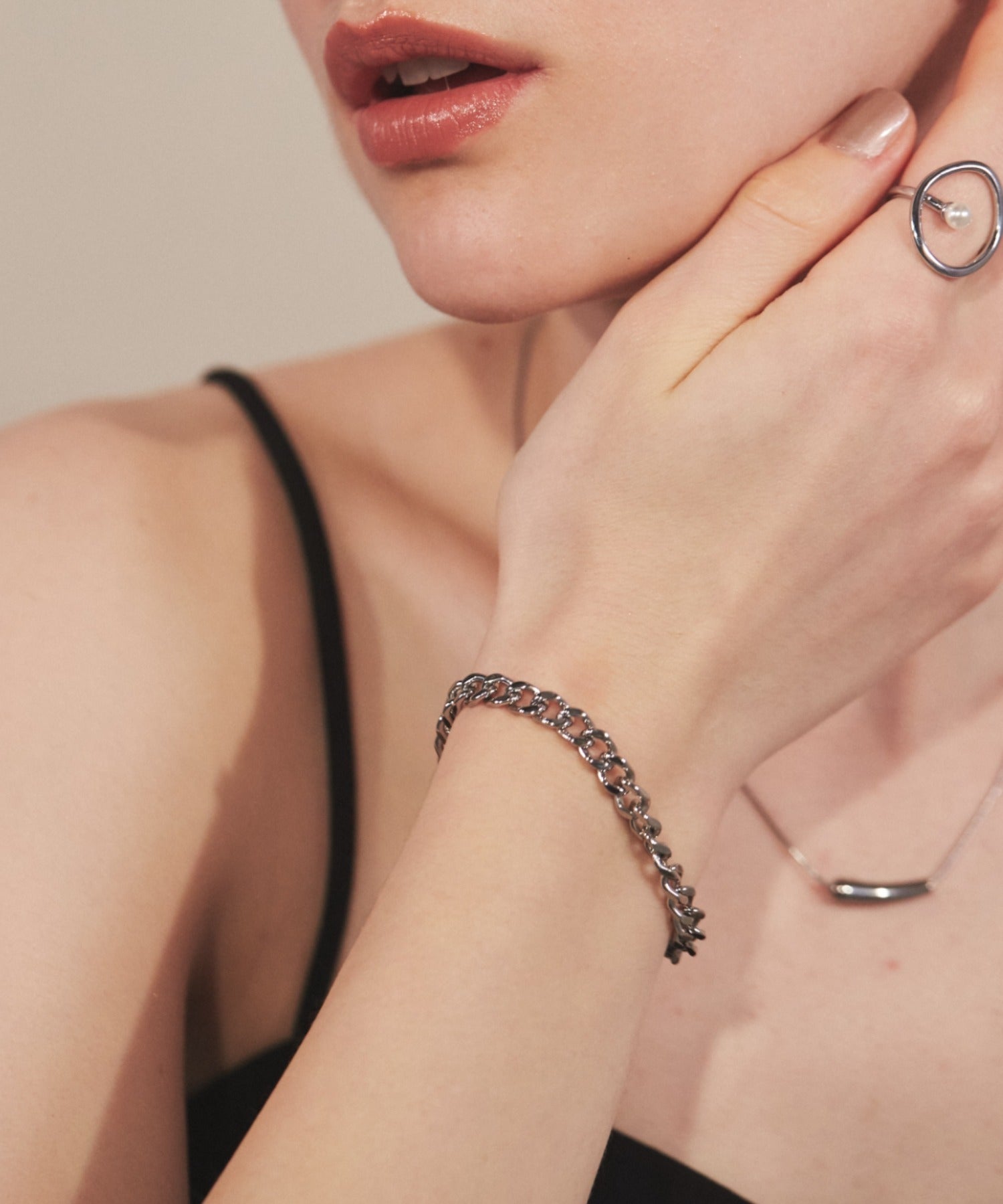 ciite' シーテ ブレスレット 【 金属アレルギー対応 】 チェーンブレスレット サージカルステンレス