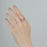 ciite' シーテ リング 【 金属アレルギー対応 】 ダブルハートリング サージカルステンレス