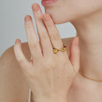 ciite' シーテ リング 【 金属アレルギー対応 】 ハートデザインリング サージカルステンレス