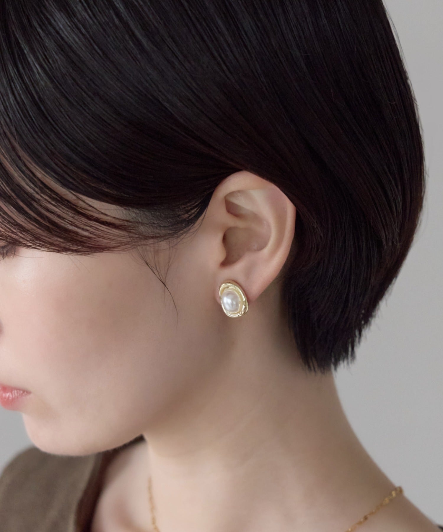 ciite' シーテ イヤリング シリコン付 デザインパール イヤリング