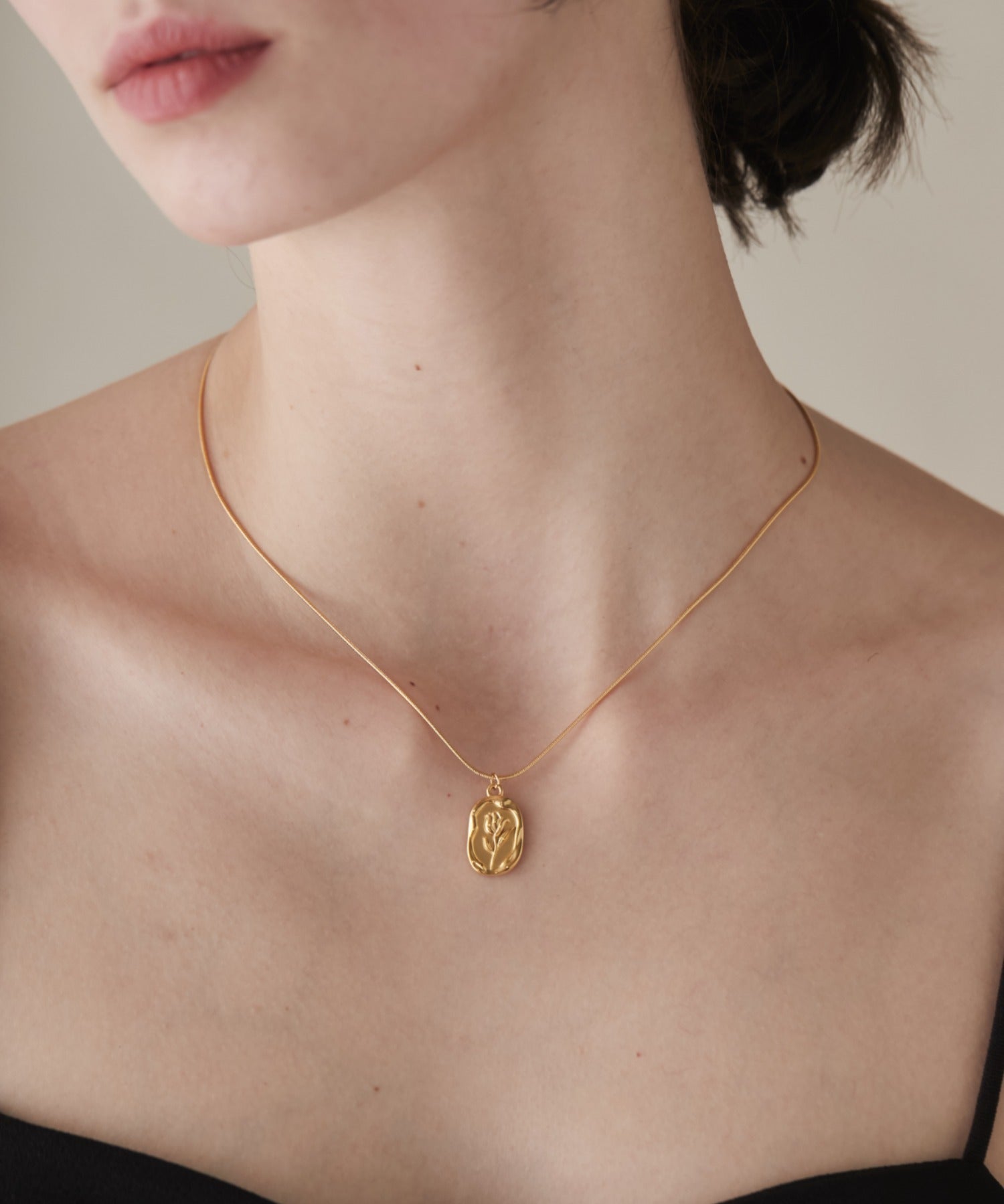 ciite' シーテ ネックレス 【 金属アレルギー対応 】 フラワーモチーフペンダント ネックレス サージカルステンレス