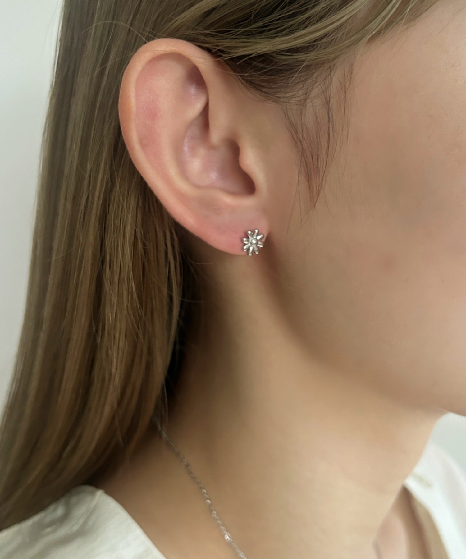 ciite' シーテ ピアス（両耳用） 【 金属アレルギー対応 】 リトル フルールピアス サージカルステンレス