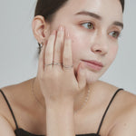 ciite' シーテ リング 【 金属アレルギー対応 】シンプルリング 4個セット サージカルステンレス