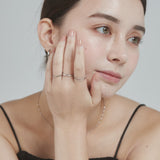 ciite' シーテ リング 【 金属アレルギー対応 】シンプルリング 4個セット サージカルステンレス