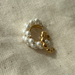 ciite' シーテ イヤーカフ パール&メタル イヤーカフセット