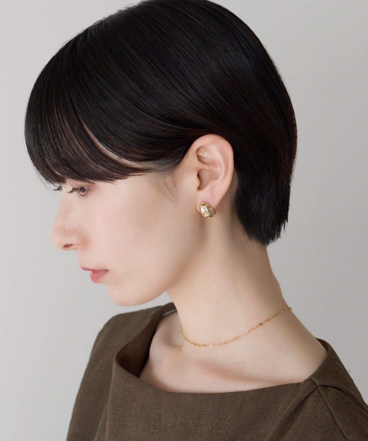 ciite' シーテ イヤリング シリコン付 メタルデザイン イヤリング