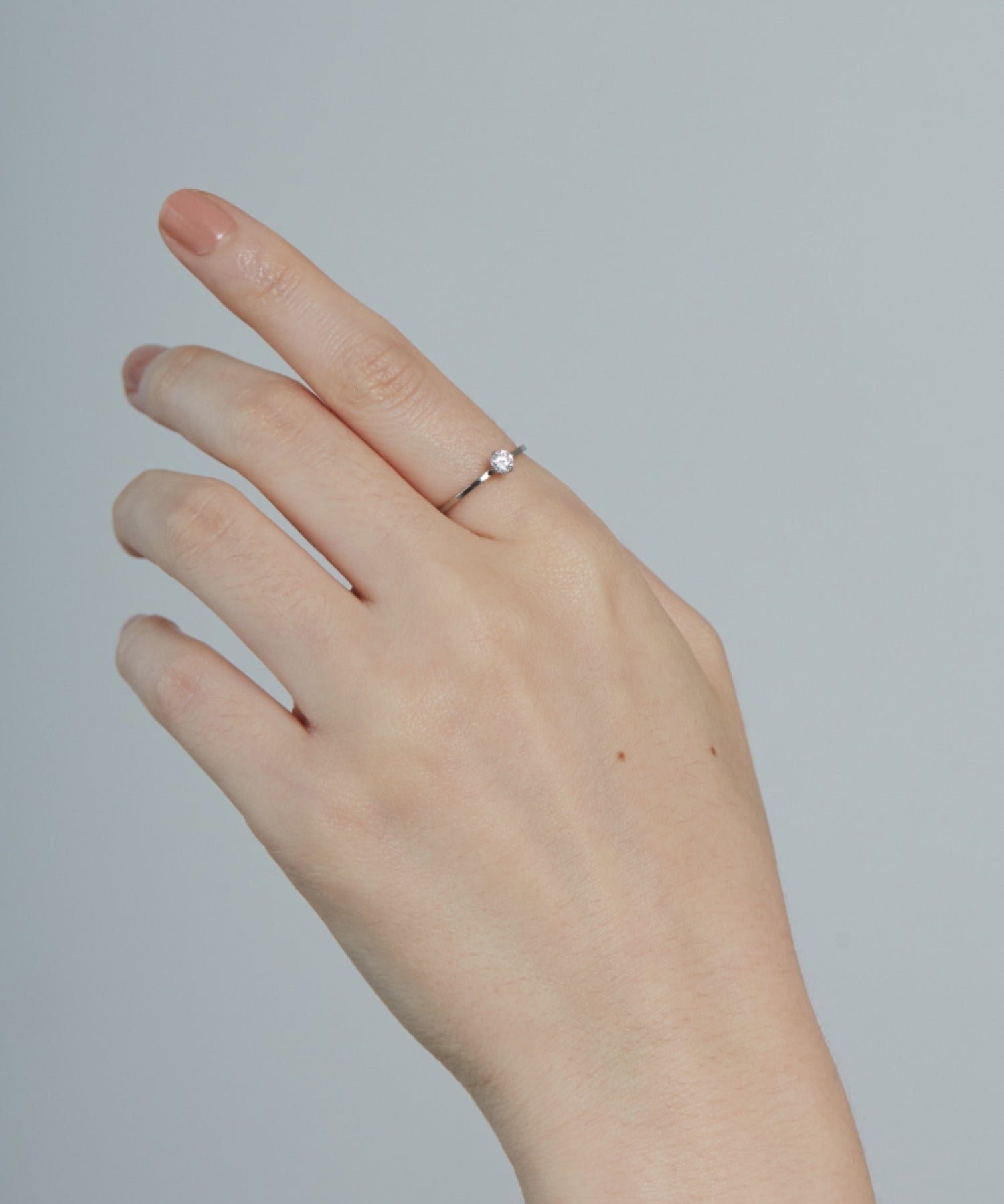 ciite' シーテ リング 【 金属アレルギー対応 】 シンプルビジューリング サージカルステンレス