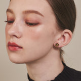 ciite' シーテ ピアス（両耳用） 【 金属アレルギー対応 】 フラワーモチーフピアス サージカルステンレス (両耳用)