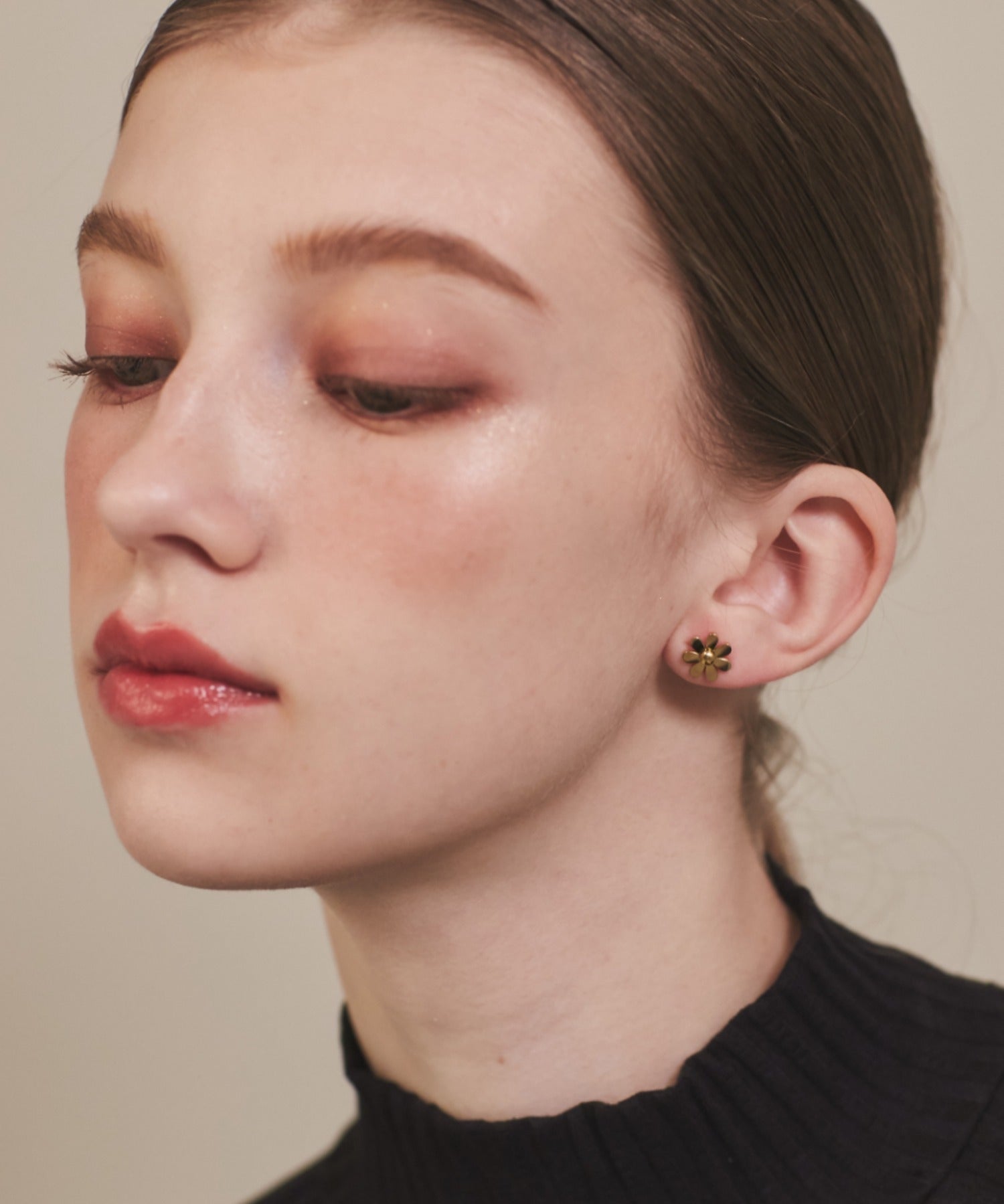 ciite' シーテ ピアス（両耳用） 【 金属アレルギー対応 】 フラワーモチーフピアス サージカルステンレス (両耳用)