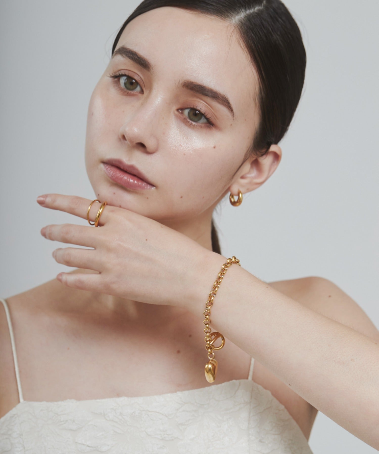 ciite' シーテ ブレスレット 【 金属アレルギー対応 】 ハートペンダント ブレスレット サージカルステンレス