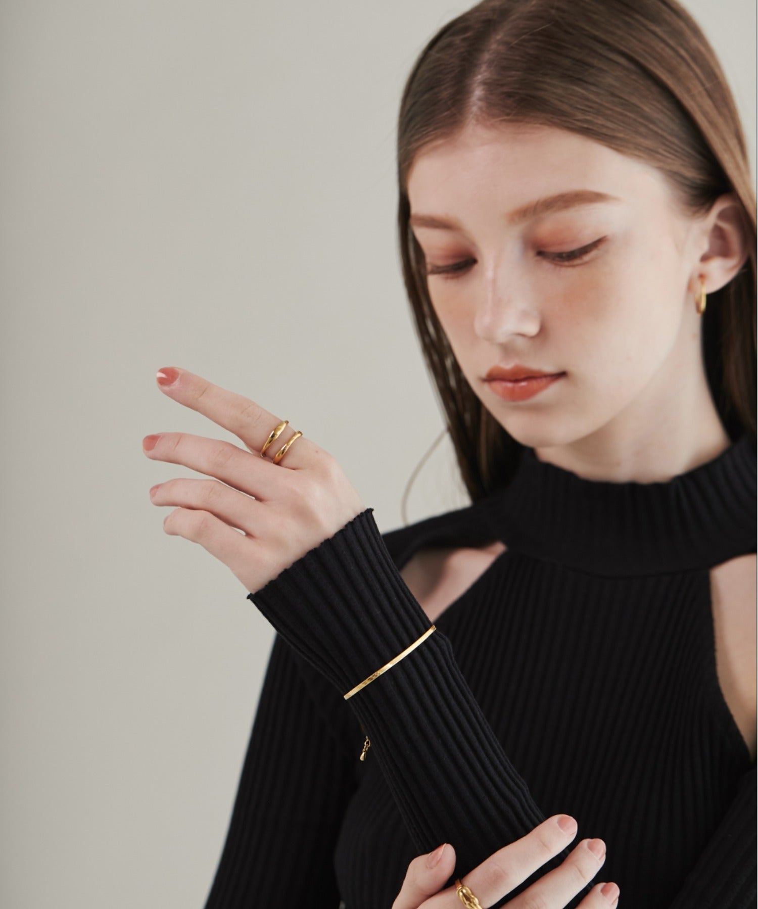 ciite' シーテ ブレスレット 【 金属アレルギー対応 】 2mm シンプルスネークチェーンブレスレット サージカルステンレス