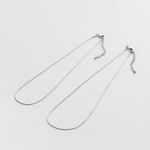 ciite' シーテ ネックレス 【 金属アレルギー対応 】 1mm スネークネックレス 2個セット サージカルステンレス 36～41cm, 39～44cm