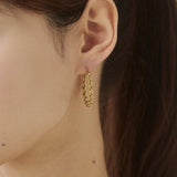 ciite' シーテ ピアス（両耳用） 【 金属アレルギー対応 】チェーンモチーフ フープピアス サージカルステンレス（両耳用）