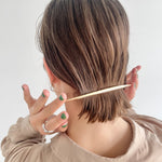 ciite' シーテ バレッタ/ヘアクリップ ワイドムーンバレッタ