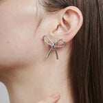 ciite' シーテ ピアス（両耳用） リボンピアス (両耳用)