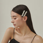 ciite' シーテ ヘアアクセサリー ウェーブデザインヘアピン 2個セット