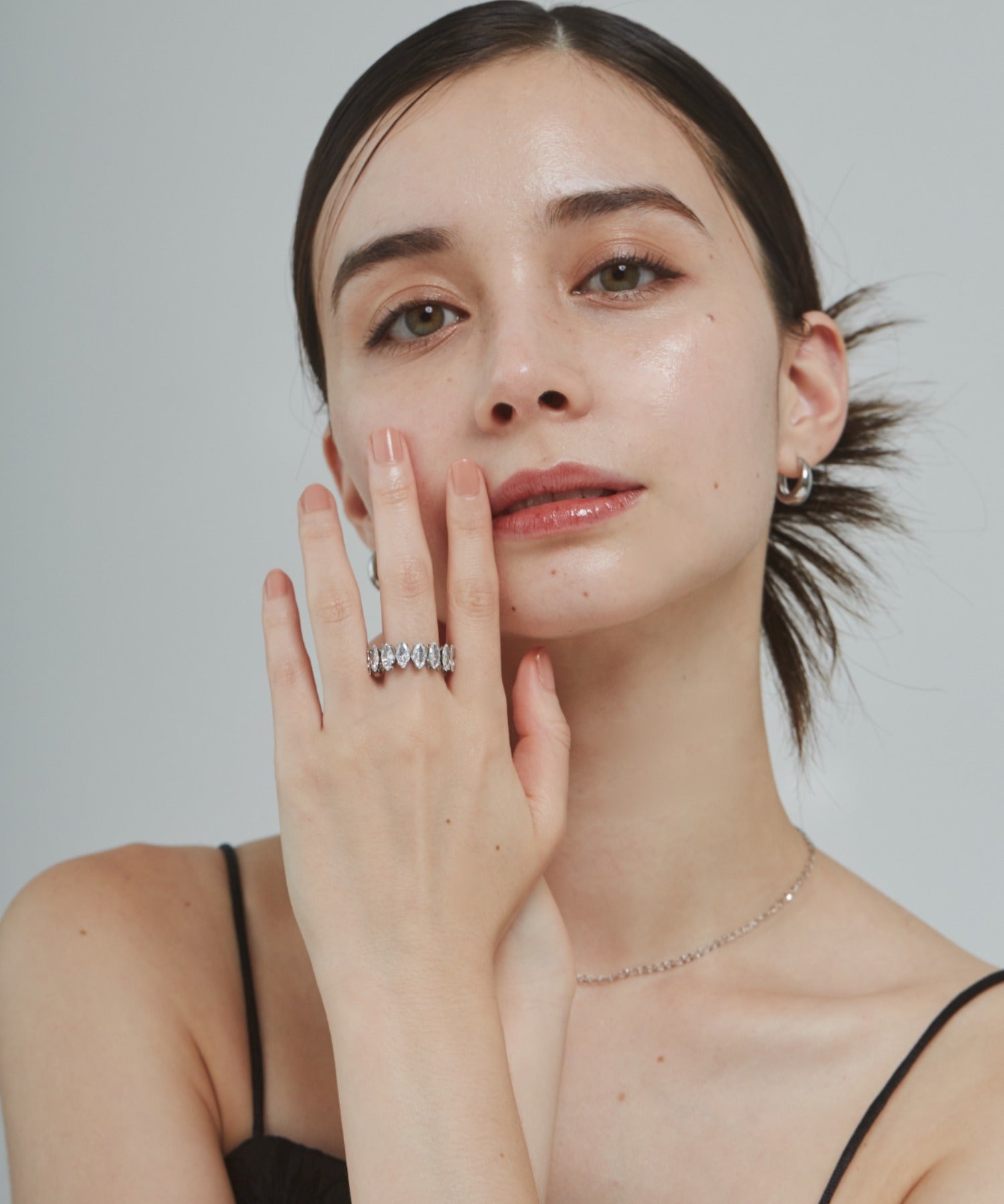 ciite' シーテ リング 【 金属アレルギー対応 】 ジルコニアデザインリング サージカルステンレス