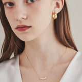 ciite' シーテ ネックレス 【 金属アレルギー対応 】 小ぶり淡水パールネックレス サージカルステンレス